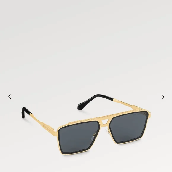 LOUIS VUITTON1.1 Evidence Metal Square SunglassesColors: Gold